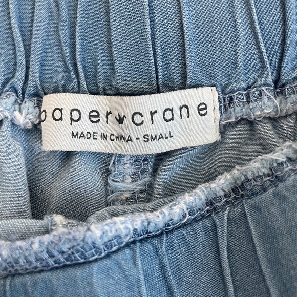Paper Crane Tencel Shorts - Picture 2 of 13